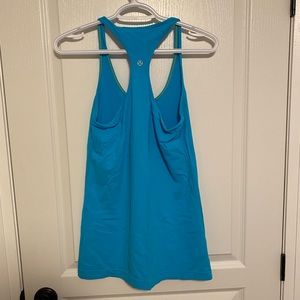 Lululemon Cool Racerback - Size 8 - Beach Blanket Blue